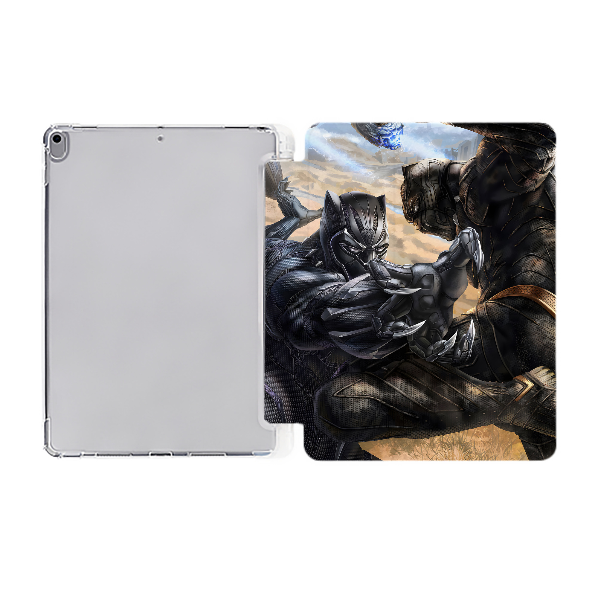（画像用） アベンジャーズ The Avengers IPad ケース ペン収納付き 三つ折りスタンド PUレザー×シリコン 対応機種9.5/10.5/10.9インチ